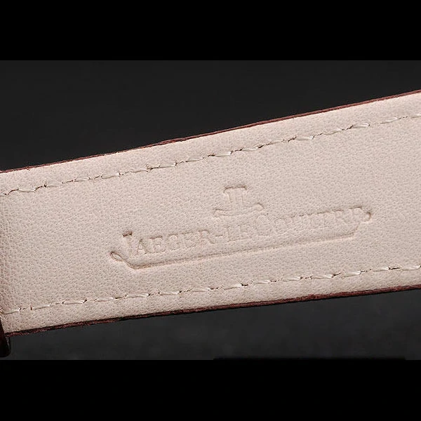 Jaeger Le Coultre Master Control Rose Gold Bezel Brown Leather Strap new58955