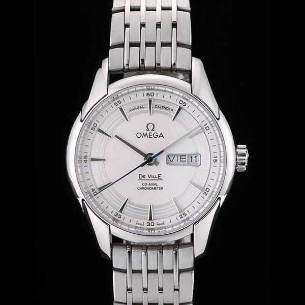 Omega DeVille Stainless Steel Bezel White Dial new58963