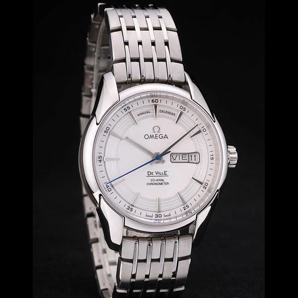 Omega DeVille Stainless Steel Bezel White Dial new58963