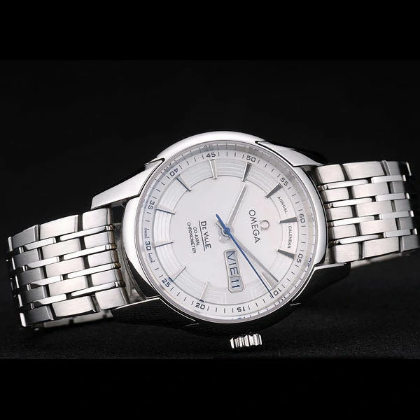 Omega DeVille Stainless Steel Bezel White Dial new58963