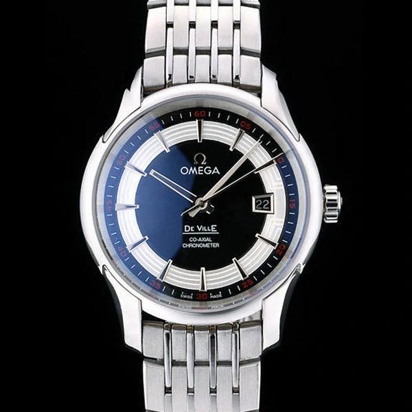 Omega DeVille Stainless Steel Bezel Black Dial new58965