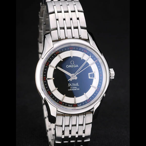 Omega DeVille Stainless Steel Bezel Black Dial new58965