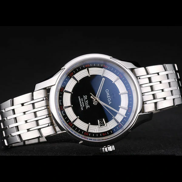 Omega DeVille Stainless Steel Bezel Black Dial new58965