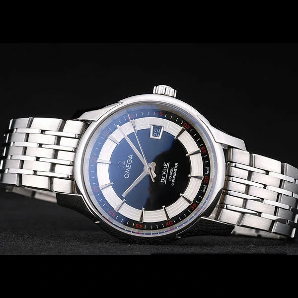 Omega DeVille Stainless Steel Bezel Black Dial new58965