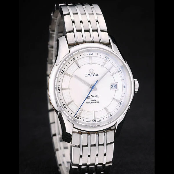 Omega DeVille Stainless Steel Bezel White Dial new58966