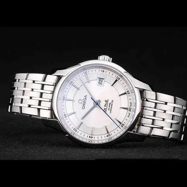 Omega DeVille Stainless Steel Bezel White Dial new58966
