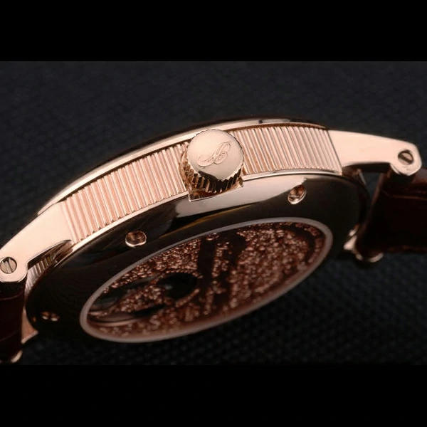 Breguet Classique Complications Rose Gold Case Dark Brown Leather Strap new59062