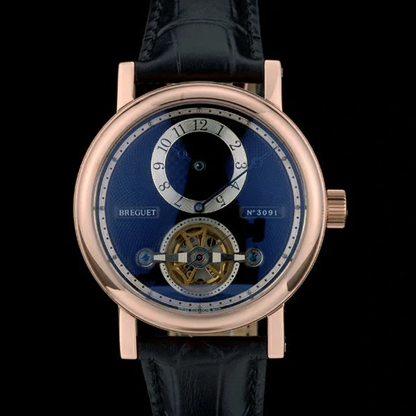 Breguet Classique Complications Rose Gold Case Black Leather Strap new59063