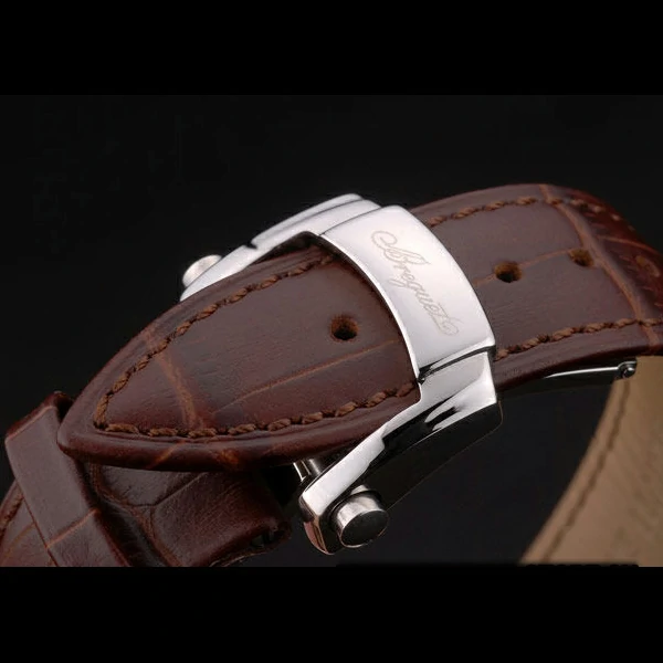 Breguet Classique Complications Stainless Steel Case Brown Leather Strap new59067