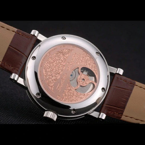 Breguet Classique Complications Stainless Steel Case Brown Leather Strap new59067