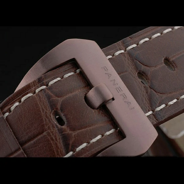 Panerai Luminor Brown Leather Strap Black Dial new59068