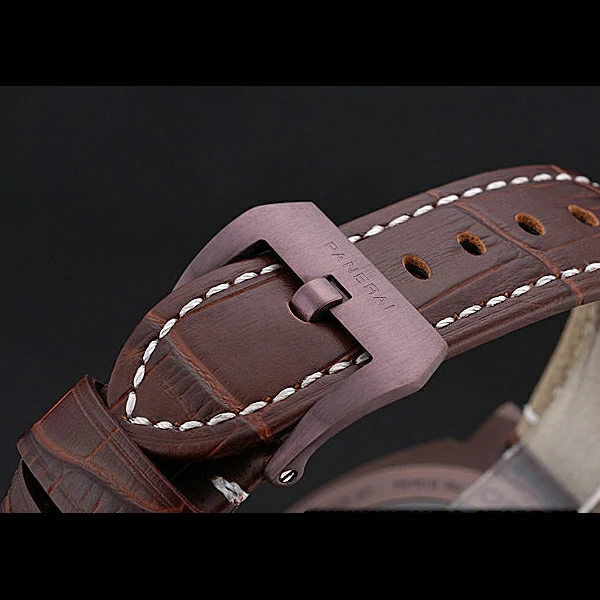 Panerai Luminor Brown Leather Strap Black Dial new59070