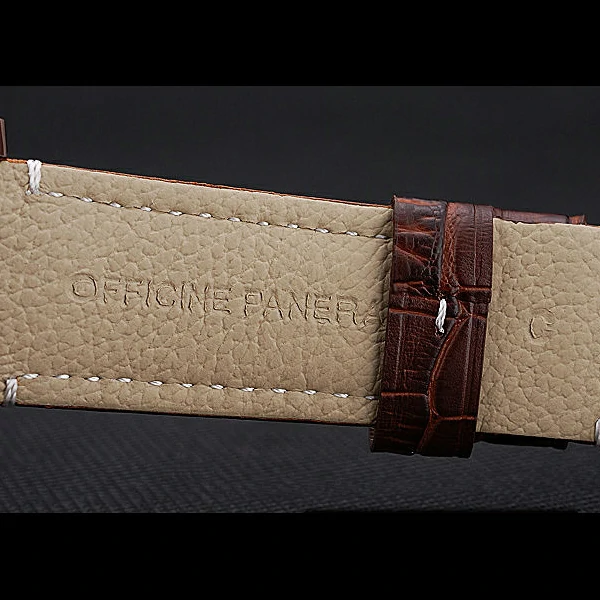 Panerai Luminor Brown Leather Strap Black Dial new59070