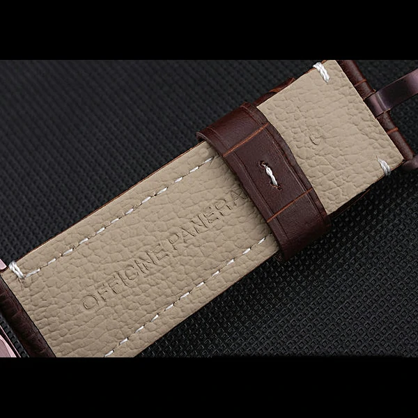 Panerai Luminor Brown Leather Strap Black Dial new59071