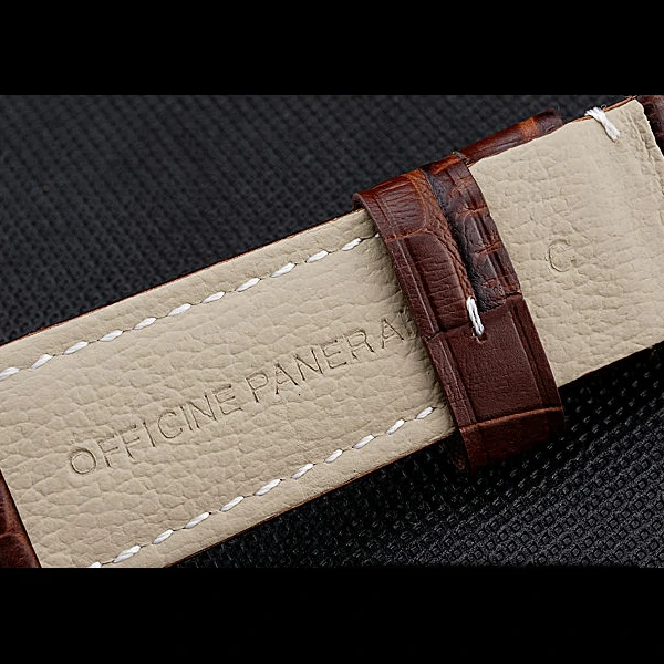 Panerai Luminor Brown Leather Strap Black Dial new59073