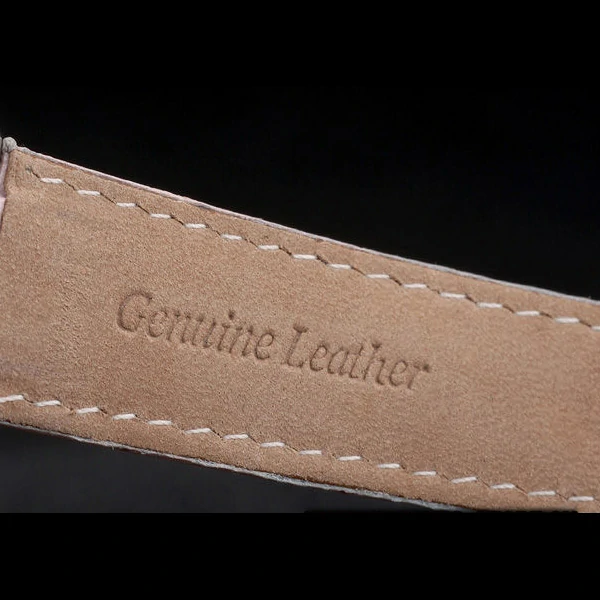 Cartier Ballon Bleu 38mm White Dial Stainless Steel Case Pink Leather Bracelet new59110