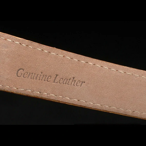 Cartier Ballon Bleu 42mm White Dial Stainless Steel Case Light Brown Leather Bracelet new59114