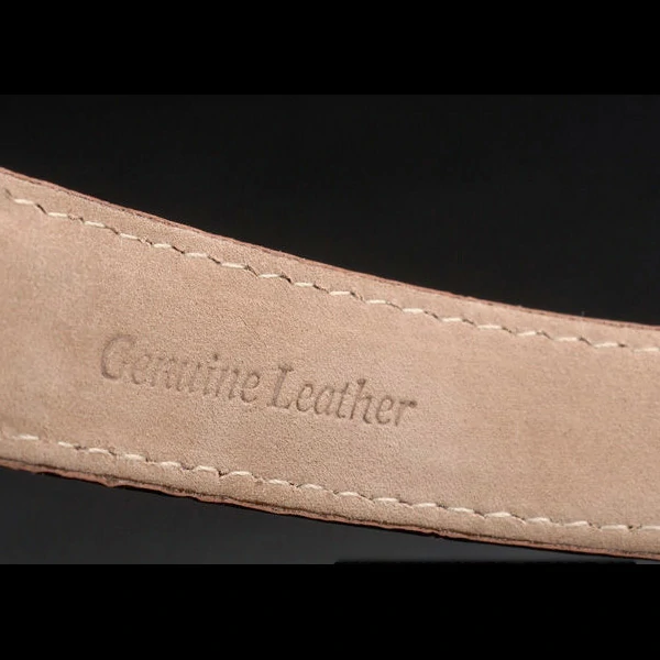 Cartier Ballon Bleu 38mm White Dial Stainless Steel Case Brown Leather Bracelet new59118