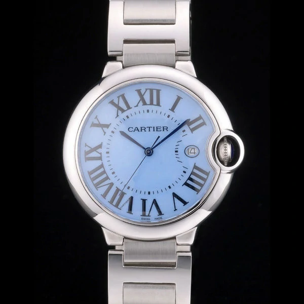 Cartier Ballon Bleu 42mm Blue Dial Stainless Steel Case And Bracelet new59121