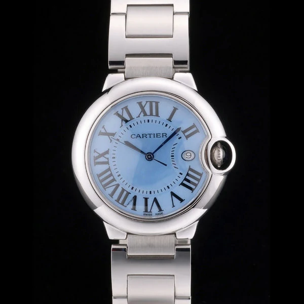Cartier Ballon Bleu 38mm Blue Dial Stainless Steel Case And Bracelet new59122