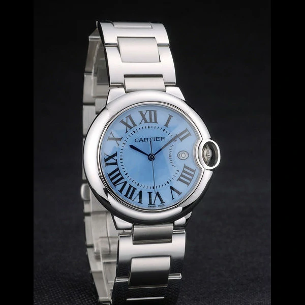 Cartier Ballon Bleu 38mm Blue Dial Stainless Steel Case And Bracelet new59122