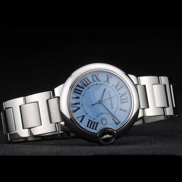 Cartier Ballon Bleu 38mm Blue Dial Stainless Steel Case And Bracelet new59122