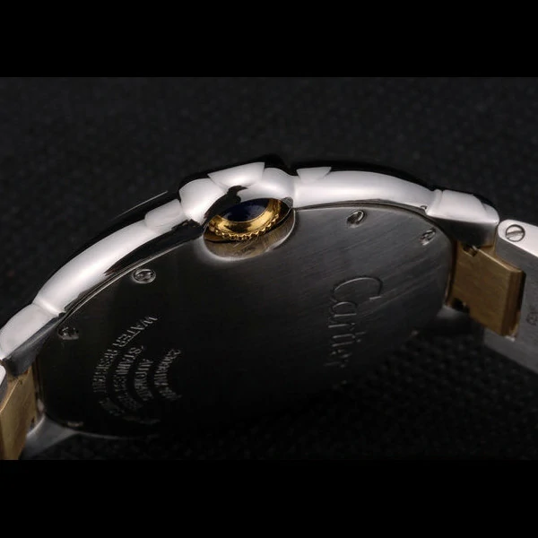 Cartier Ballon Bleu 42mm White Dial Stainless Steel Case Two Tone Gold Bracelet new59125