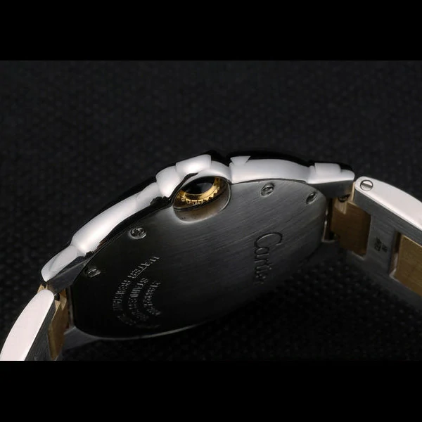 Cartier Ballon Bleu 38mm White Dial Stainless Steel Case Two Tone Gold Bracelet new59126
