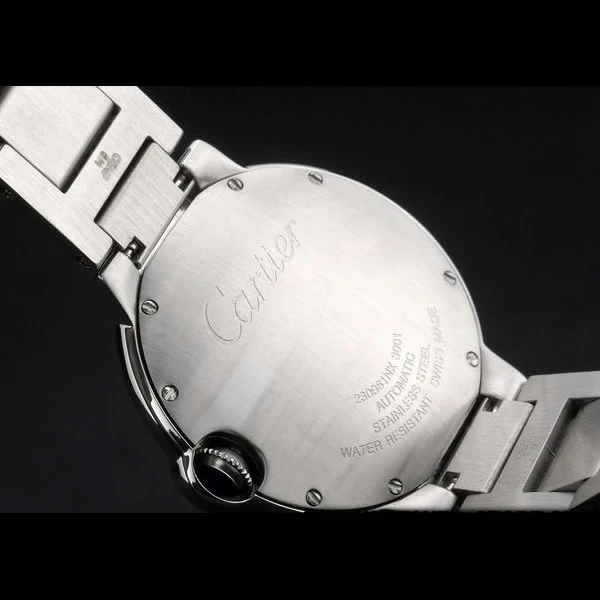 Cartier Ballon Bleu 42mm White Dial Stainless Steel Case Two Tone Silver Bracelet new59127