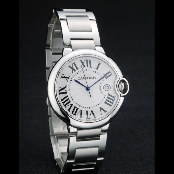 Cartier Ballon Bleu 42mm White Dial Stainless Steel Case And Bracelet new59133