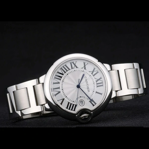Cartier Ballon Bleu 42mm White Dial Stainless Steel Case And Bracelet new59133