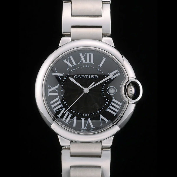 Cartier Ballon Bleu 42mm Black Dial Stainless Steel Case And Bracelet new959137
