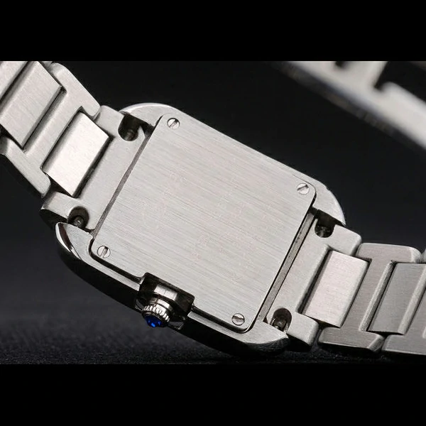 Cartier Tank Anglaise 23mm Silver Dial Stainless Steel Case And Bracelet new59146