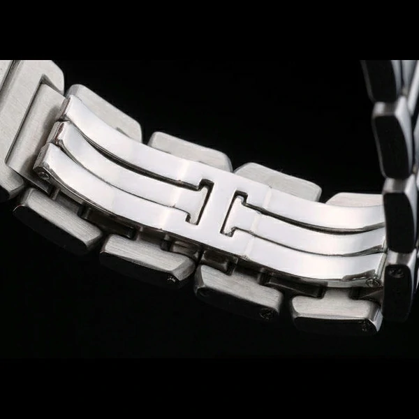 Cartier Tank Anglaise 30mm White Dial Stainless Steel Case Two Tone Bracelet new59151
