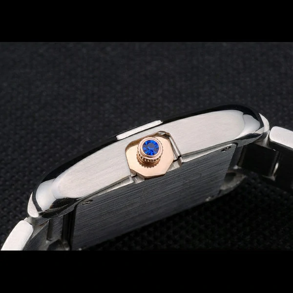 Cartier Tank Anglaise 30mm White Dial Stainless Steel Case Two Tone Bracelet new59151
