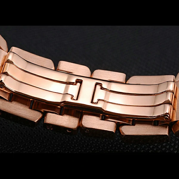 Cartier Tank Anglaise 30mm White Dial Diamonds Rose Gold Case Rose Gold Bracelet new59155