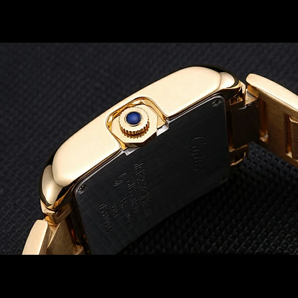 Cartier Tank Anglaise 30mm White Dial Gold Case And Bracelet new59159