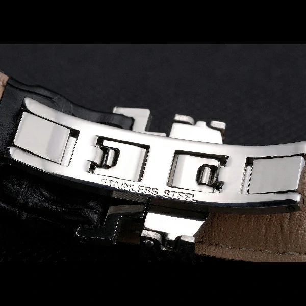 Longines Master Collection Black Leather Strap Black Dial new59189