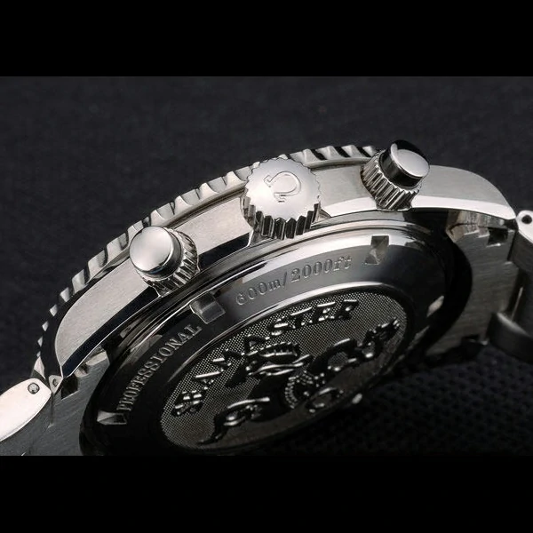 Omega Seamaster Planet Ocean Black Tachymeter Black Dial Stainless Steel Strap new59204