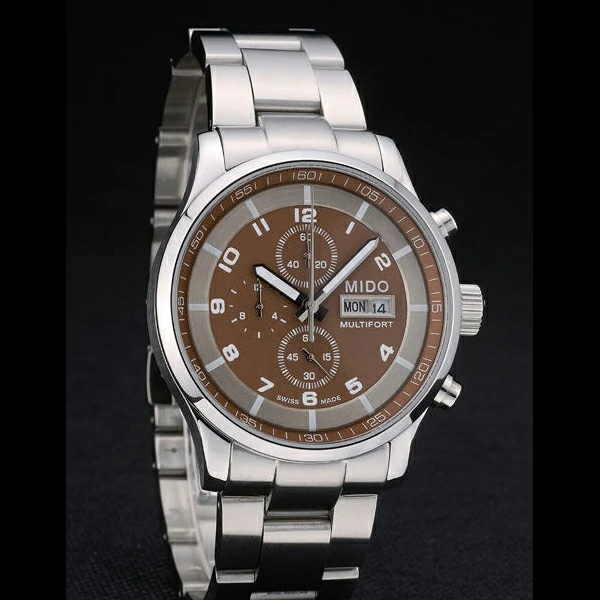 Mido Multifort Stainless Steel Bezel Brown Dial new59229