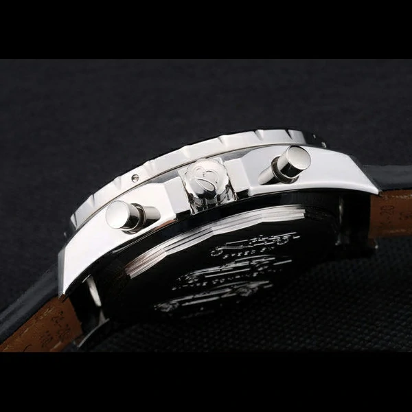 Breitling Bentley Black Croco Leather Bracelet Black Dial new59232