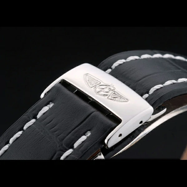 Breitling Bentley Black Croco Leather Bracelet Black Dial new59232