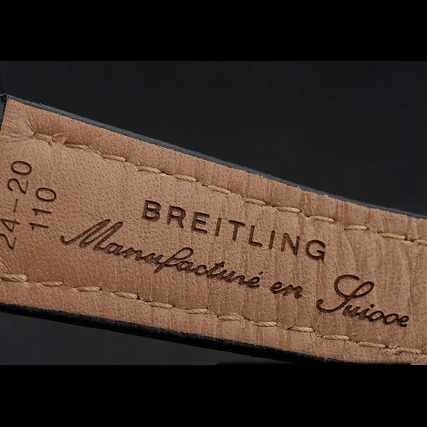 Breitling Bentley Black Croco Leather Bracelet Black Dial new59232