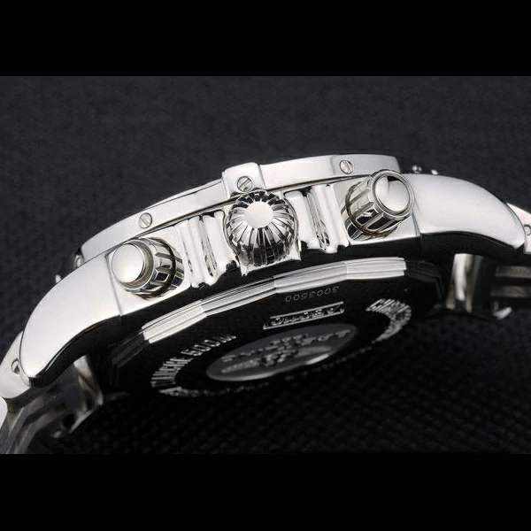 Breitling Certifie Stainless Steel Bezel Navy Dial new59233