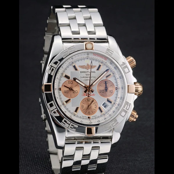 Breitling Certifie Stainless Steel Bezel White Dial new59234