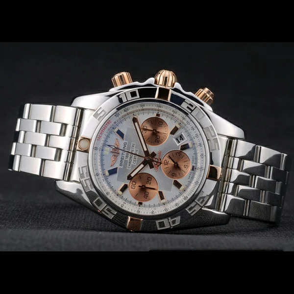 Breitling Certifie Stainless Steel Bezel White Dial new59234