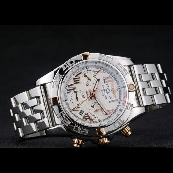 Breitling Certifie Stainless Steel Bezel White Dial new59235