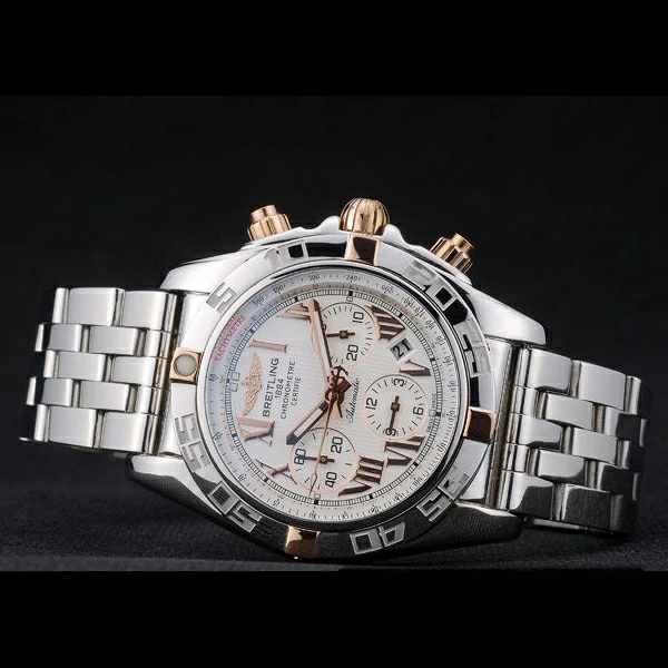 Breitling Certifie Stainless Steel Bezel White Dial new59235
