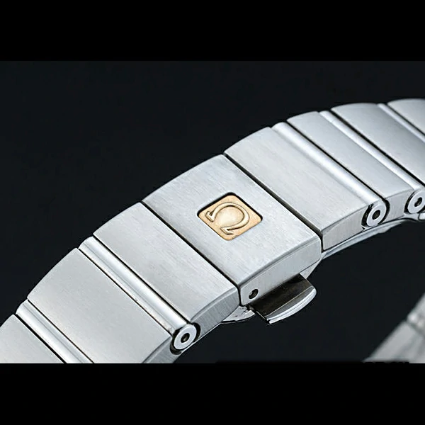 Lady Omega Constellation Stainless Steel Bracelet Silver Dial new59236