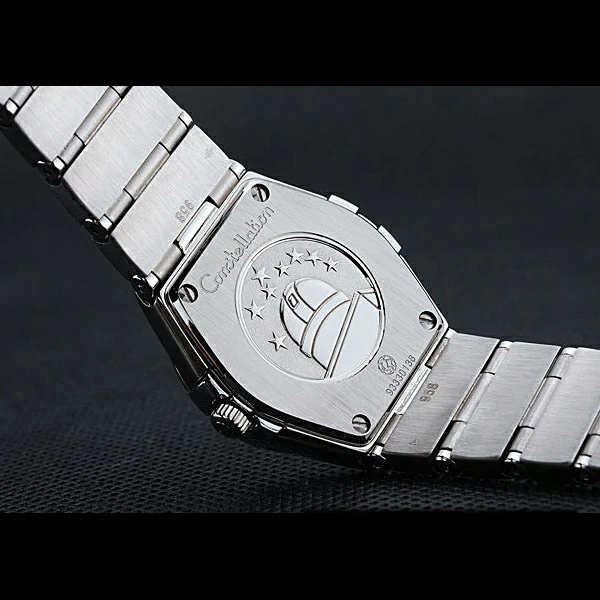 Lady Omega Constellation Stainless Steel Bracelet Silver Dial new59236